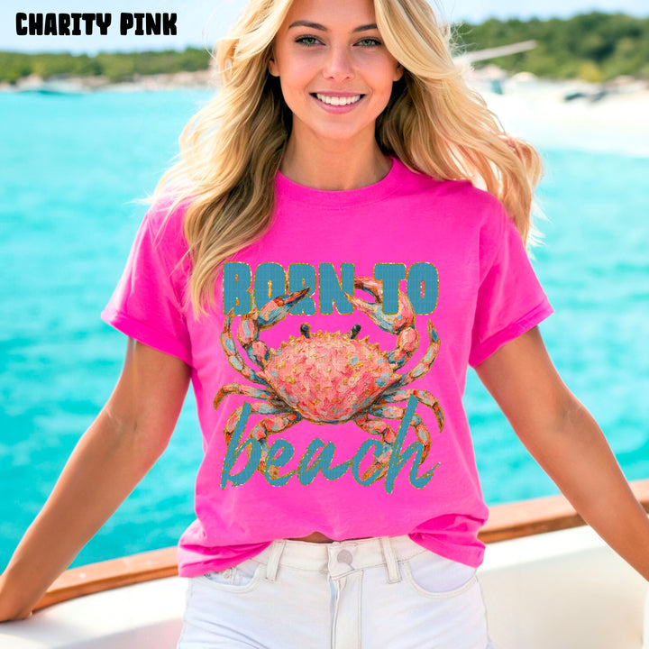 Born To Beach DTF Print