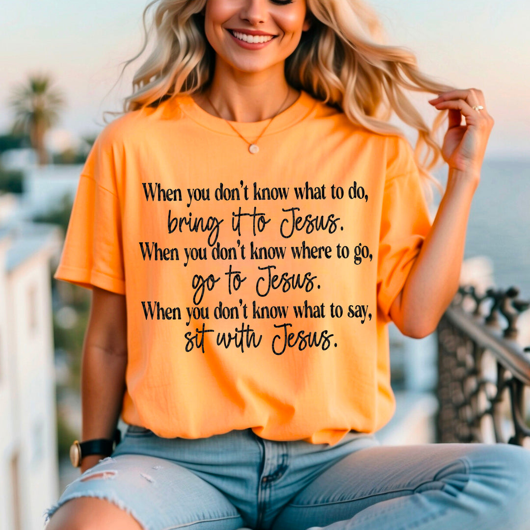 Bring It To Jesus DTF Print