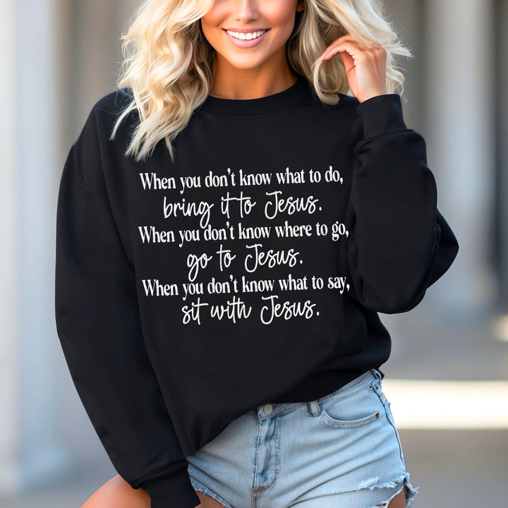 Bring It To Jesus DTF Print