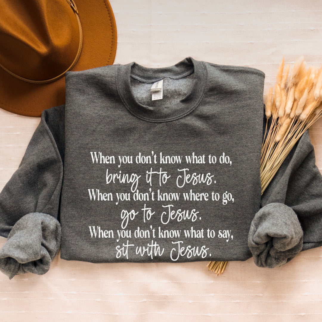 Bring It To Jesus DTF Print