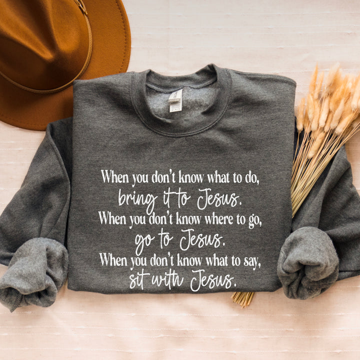 Bring It To Jesus DTF Print