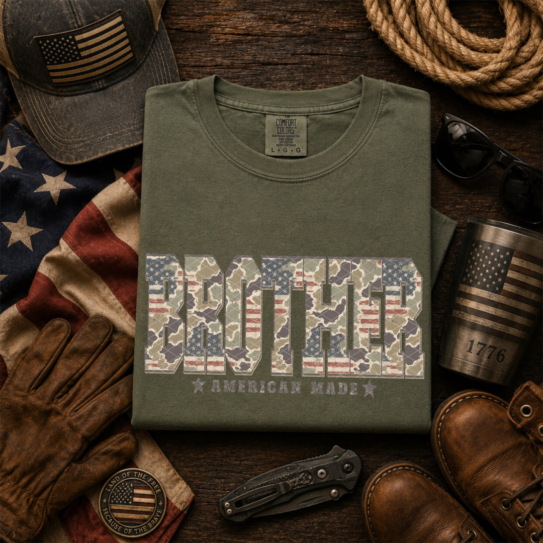 Camo Patriotic Men Collection DTF Print
