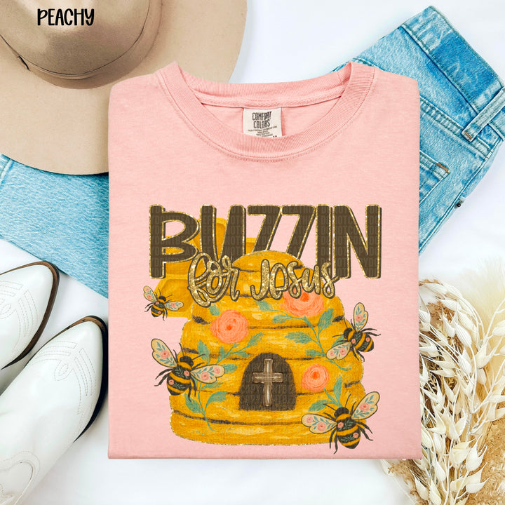 Buzzin For Jesus DTF Print
