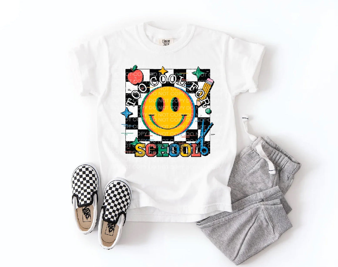 Too School For School DTF Print