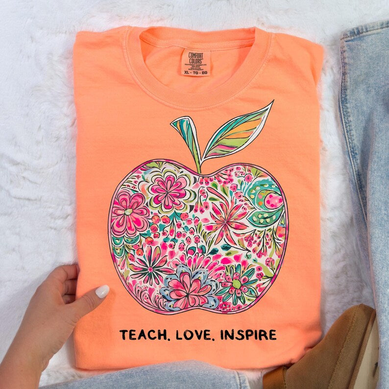 Teach Love Inspire DTF Print