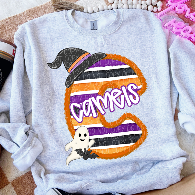 Halloween Striped Mascots DTF Print