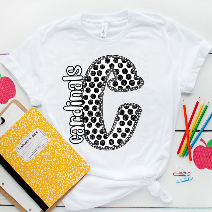 Polka Dot Mascots Youth DTF Print