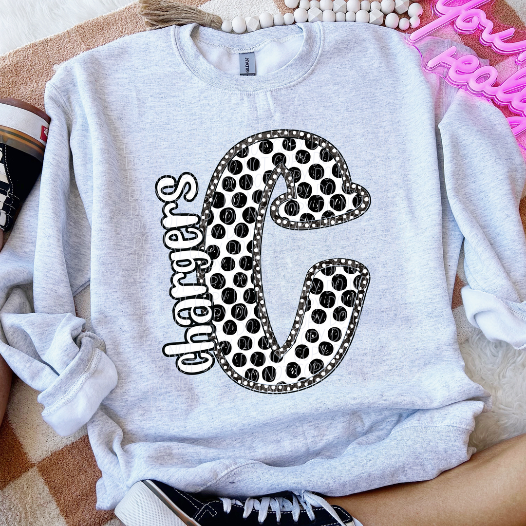 Polka Dot Mascots Youth DTF Print