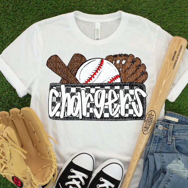 Baseball Mascots DTF Print