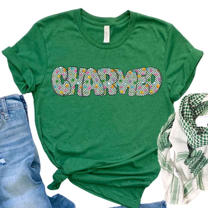 Charmed Checked Charms DTF Print