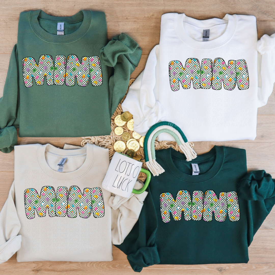 Mini Checked Charms DTF Print