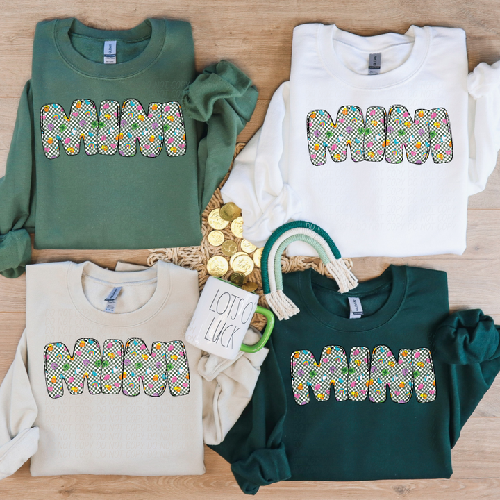 Mini Checked Charms DTF Print