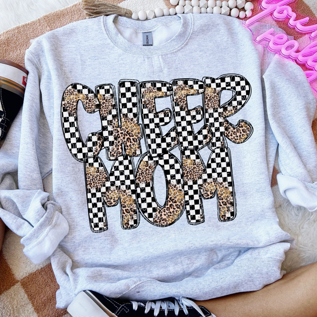 Leopard Sports Mom DTF Print