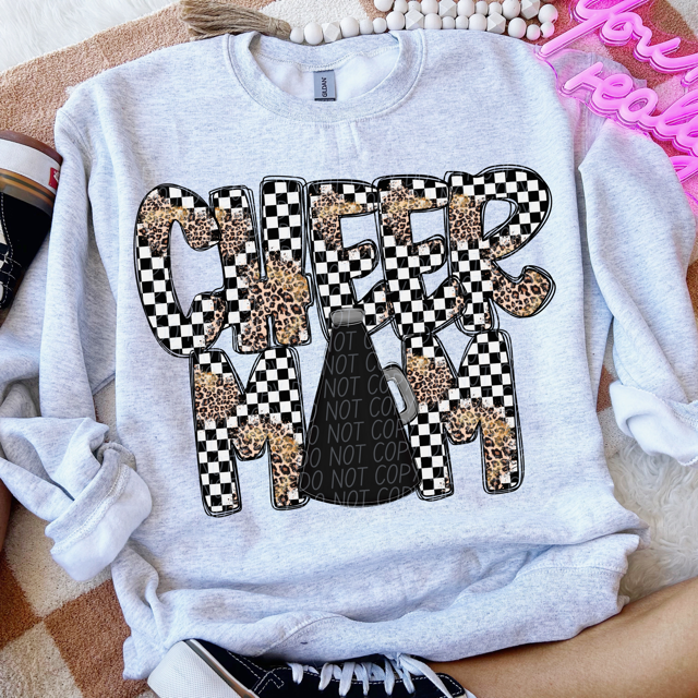 Leopard Sports Mom DTF Print
