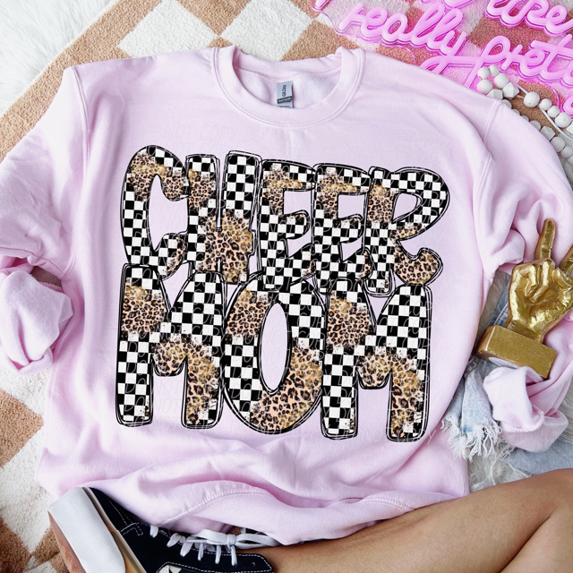 Leopard Sports Mom DTF Print