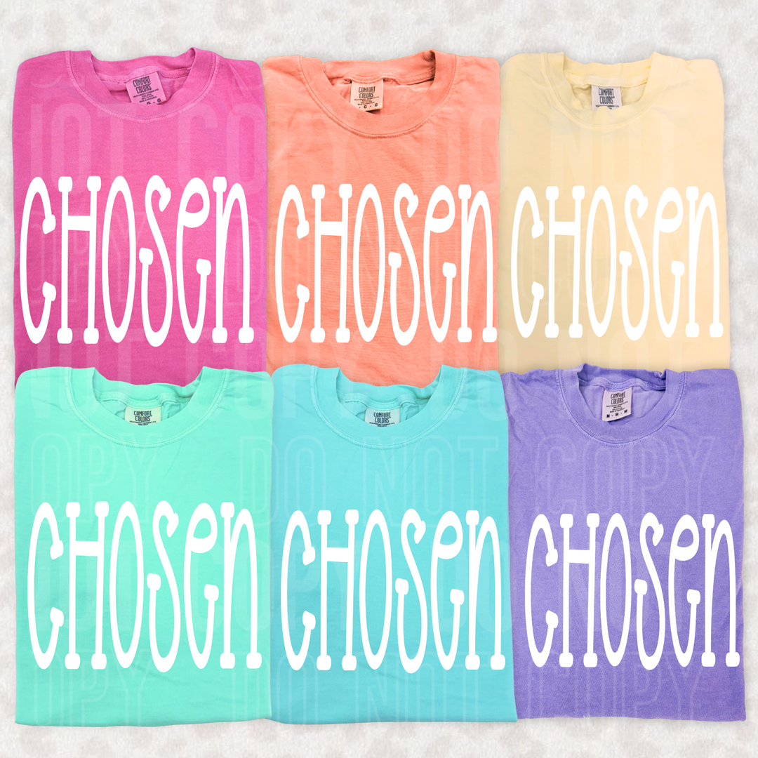 Chosen Oversized DTF Print