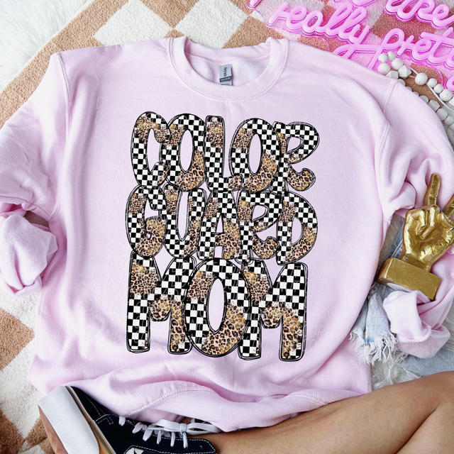 Leopard Sports Mom DTF Print