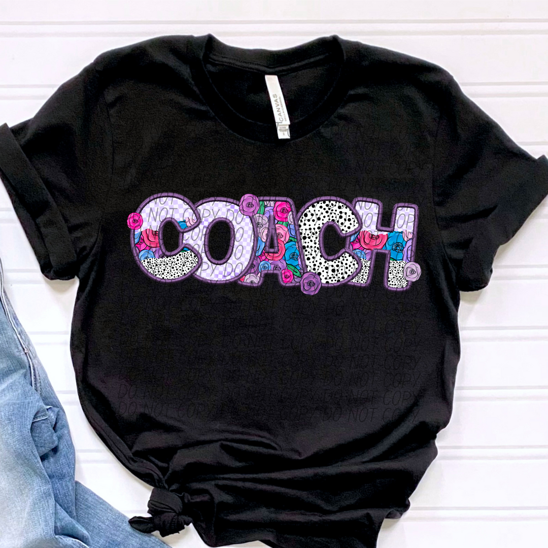 Pretty In Purple School Careers DTF Print