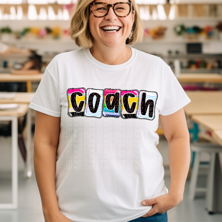 School Daze Titles DTF Print