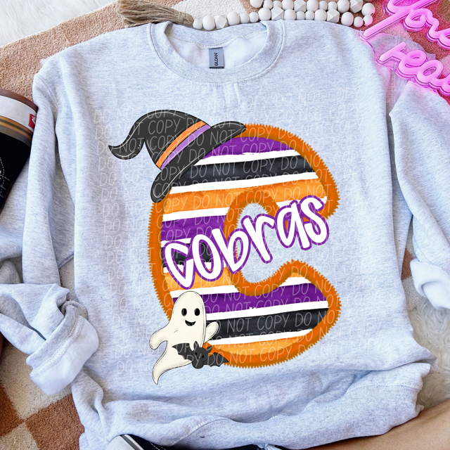 Halloween Striped Mascots DTF Print