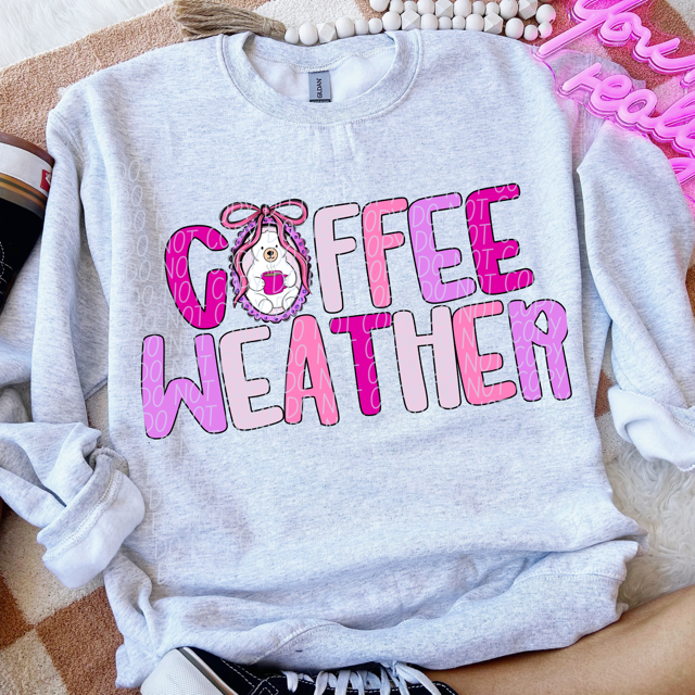 Coffee Weather DTF Print