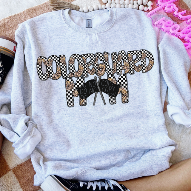 Leopard Sports Mom DTF Print