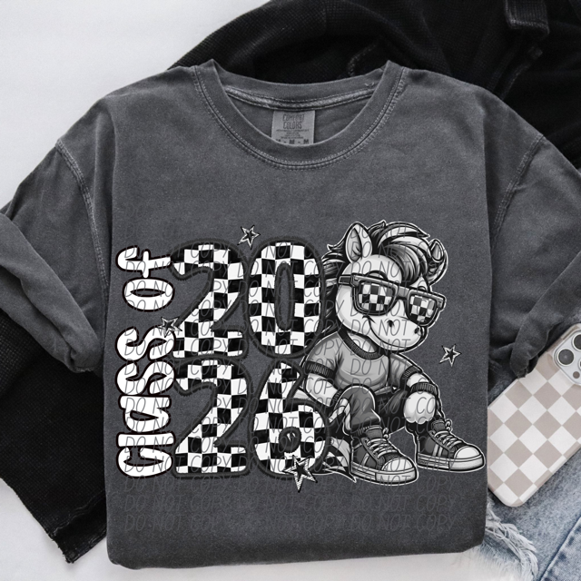 Class of 2026 Checked Mascots DTF Print