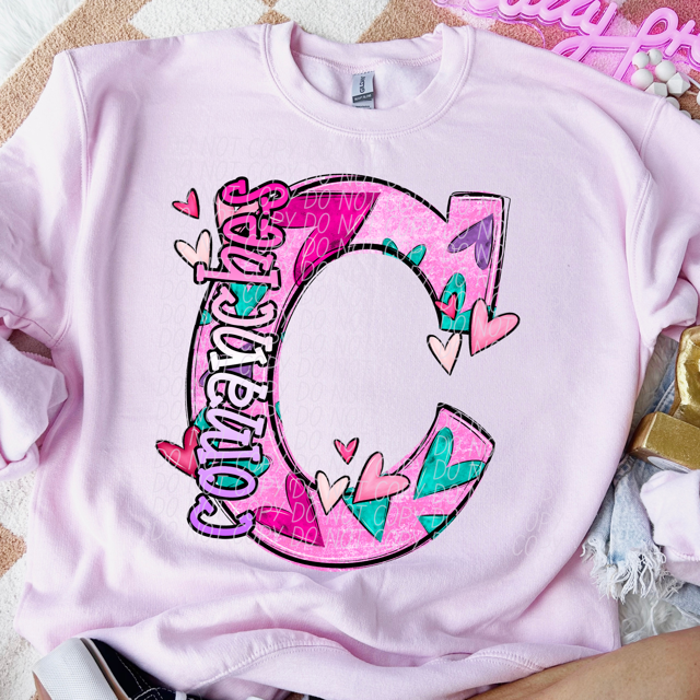 Valentine's Day Mascots DTF Print