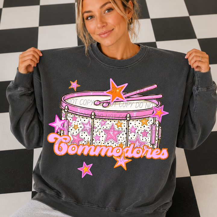 Pink Band Mascot DTF Print