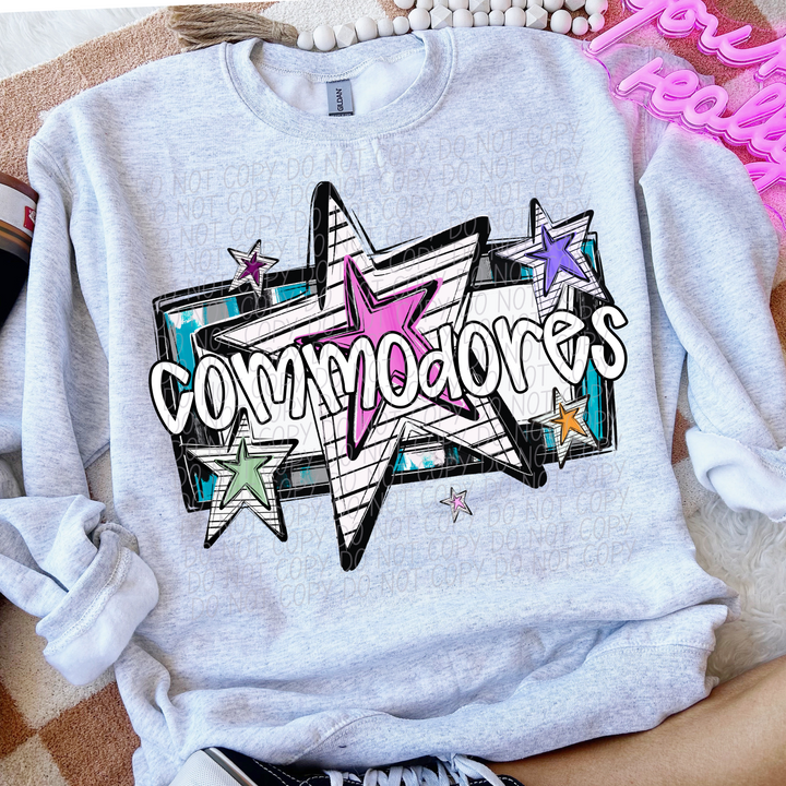 Bright Stars Mascots Youth DTF Print