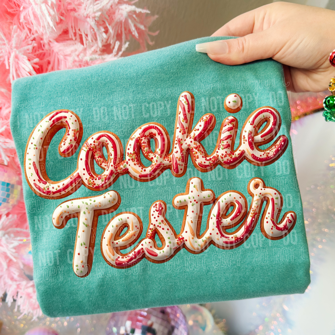 Cookie Tester DTF Print