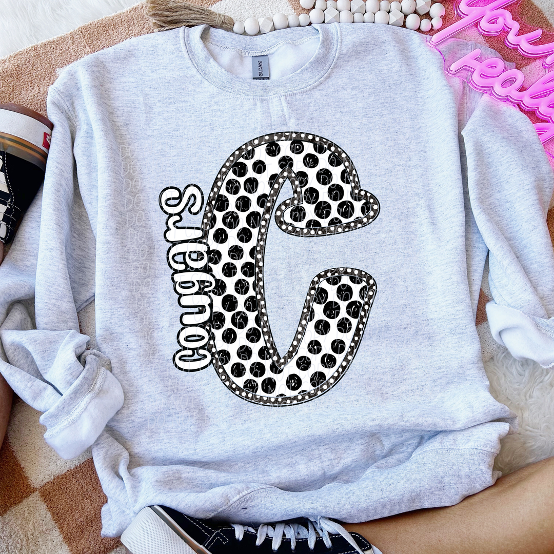 Polka Dot Mascots Youth DTF Print