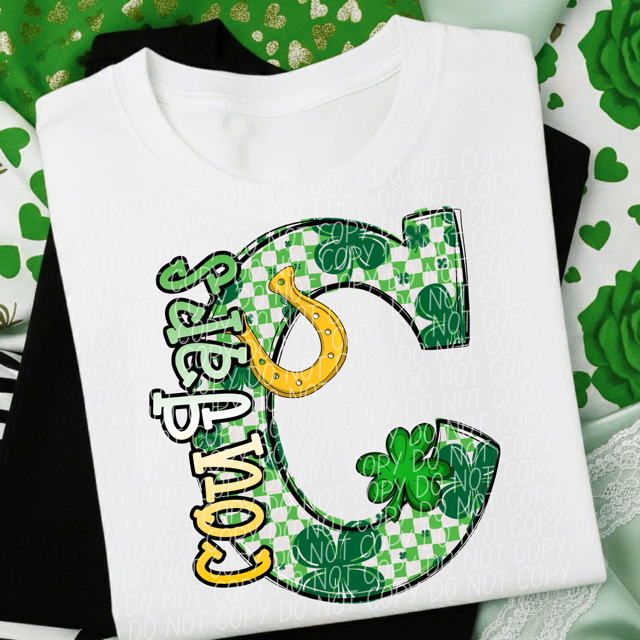St Patrick's Day Mascots DTF Print