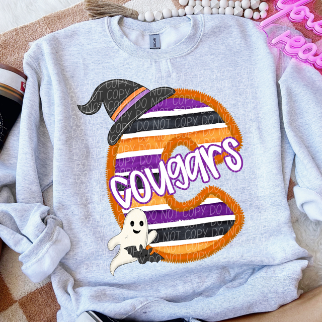 Halloween Striped Mascots DTF Print