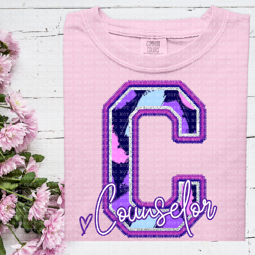 Perfectly Purple Occupations DTF Print