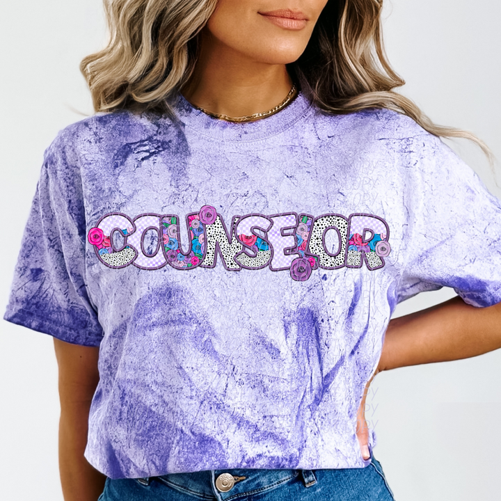 Pretty In Purple School Careers DTF Print