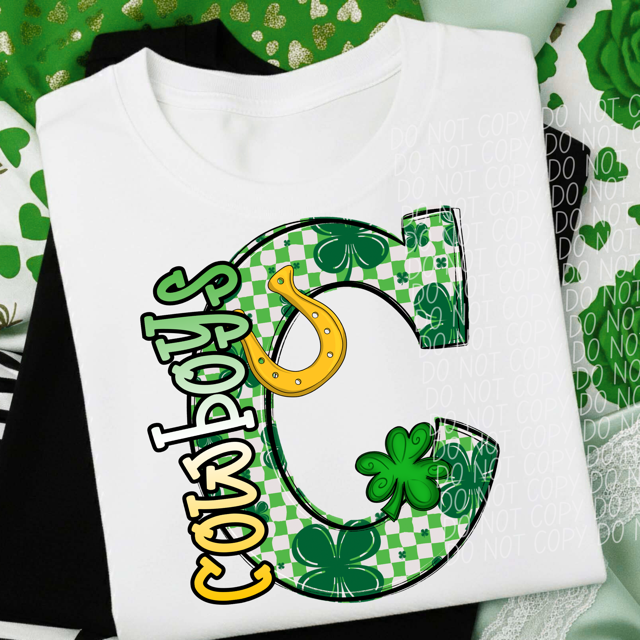 St Patrick's Day Mascots DTF Print