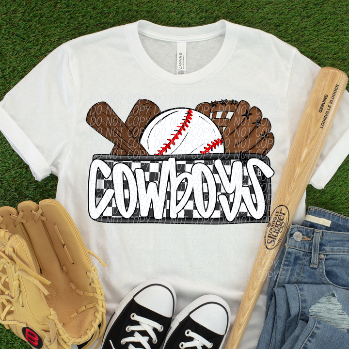 Baseball Mascots DTF Print