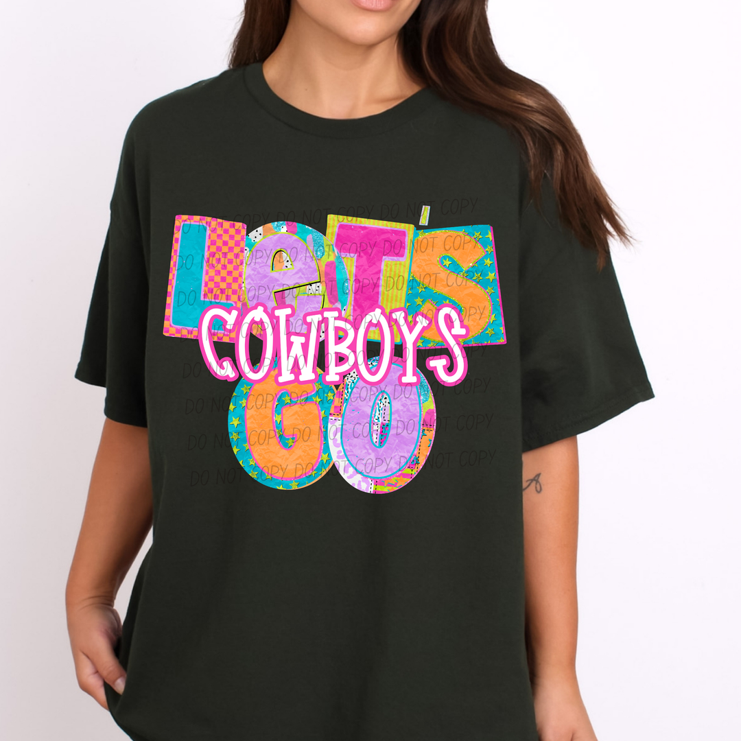 Patchwork Pep Club DTF Print