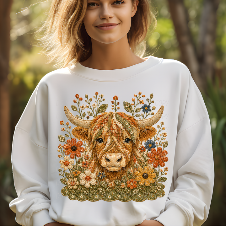 Fall Flowers DTF Print