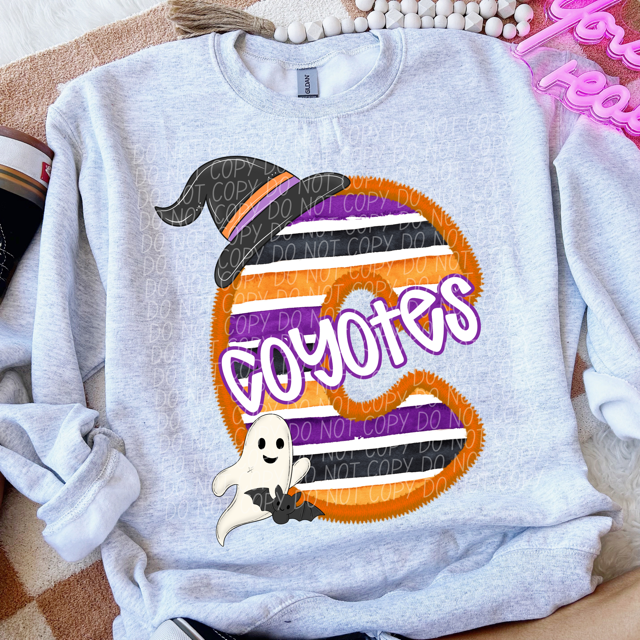 Halloween Striped Mascots DTF Print