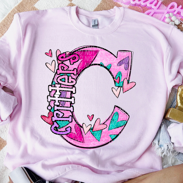 Valentine's Day Mascots DTF Print