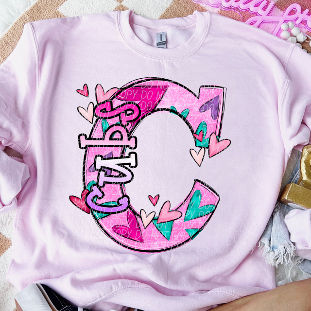 Valentine's Day Mascots DTF Print