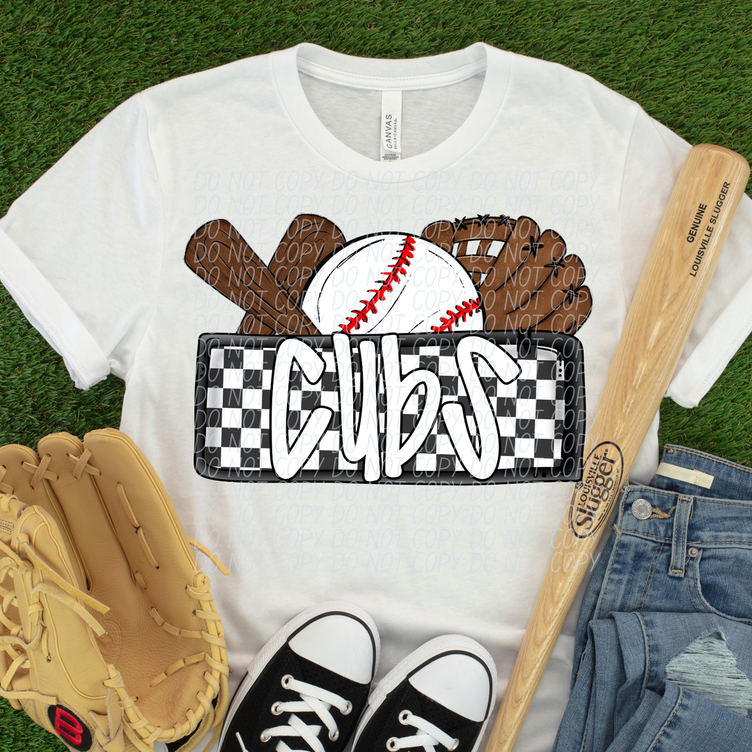 Baseball Mascots DTF Print