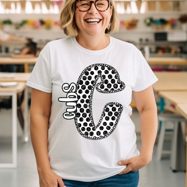 Polka Dot Mascots Youth DTF Print