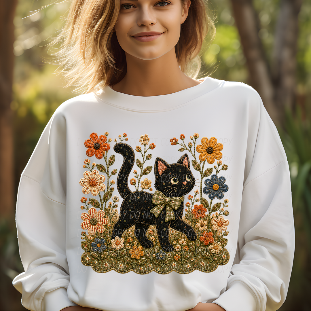 Fall Flowers DTF Print