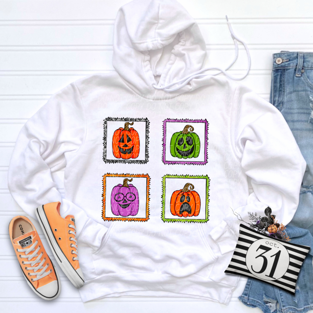 Cute Pumpkins DTF Print