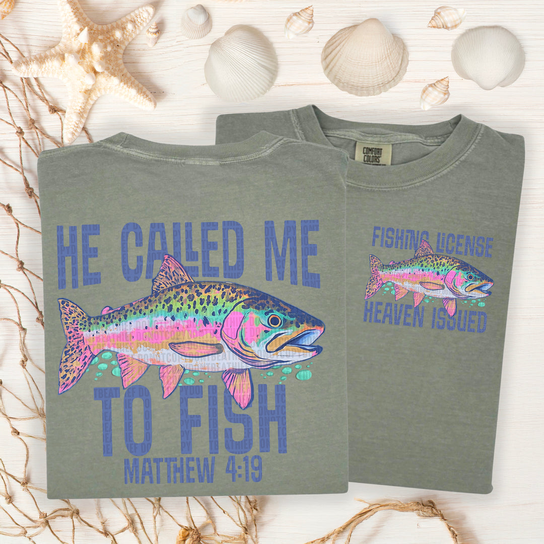 Called To FISH FRONT DTF Print