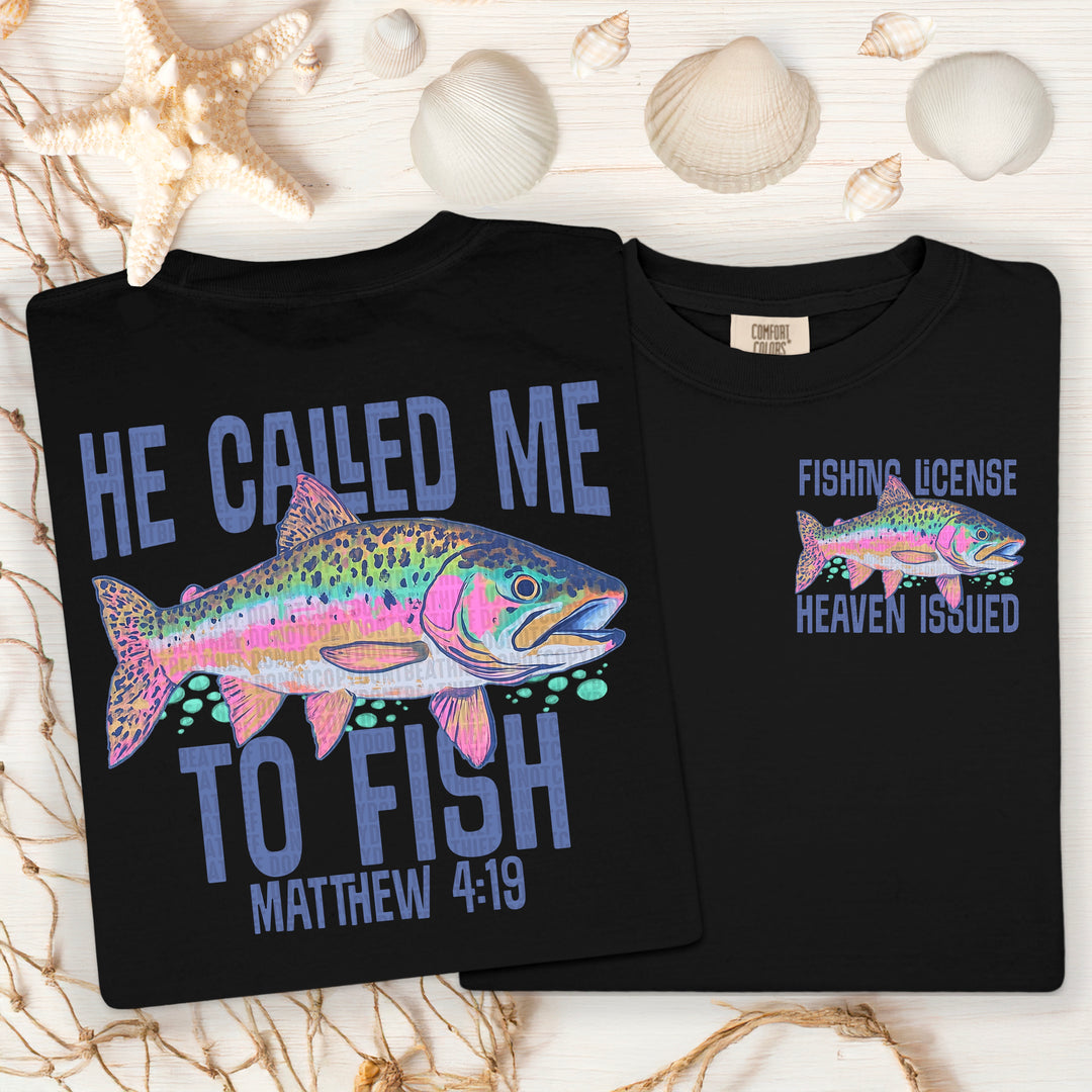 Called To FISH FRONT DTF Print