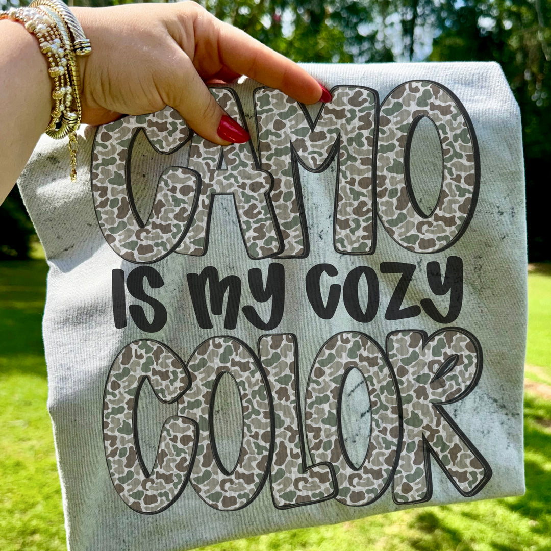 Camo Is My Cozy Color DTF Print